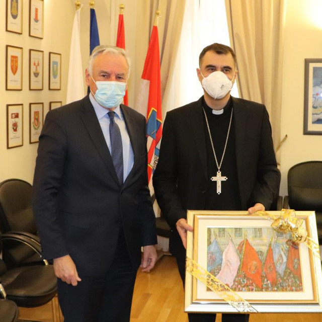 Župan Dobroslavić primio dubrovačkog biskupa mons. Roka Glasnovića