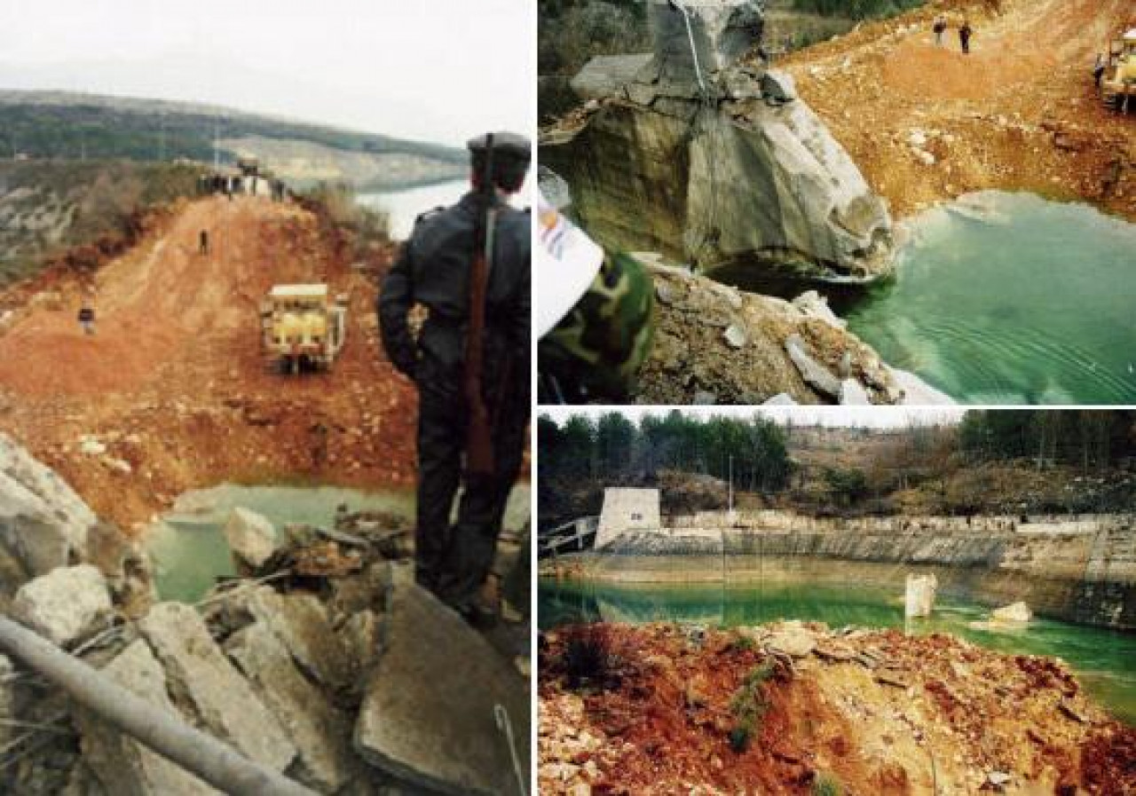Slobodna Dalmacija - Dossier Peruća: aktiviranjem 30 tona TNT-a srpski  pobunjenici pokušali su srušiti branu i potopiti 30.000 ljudi