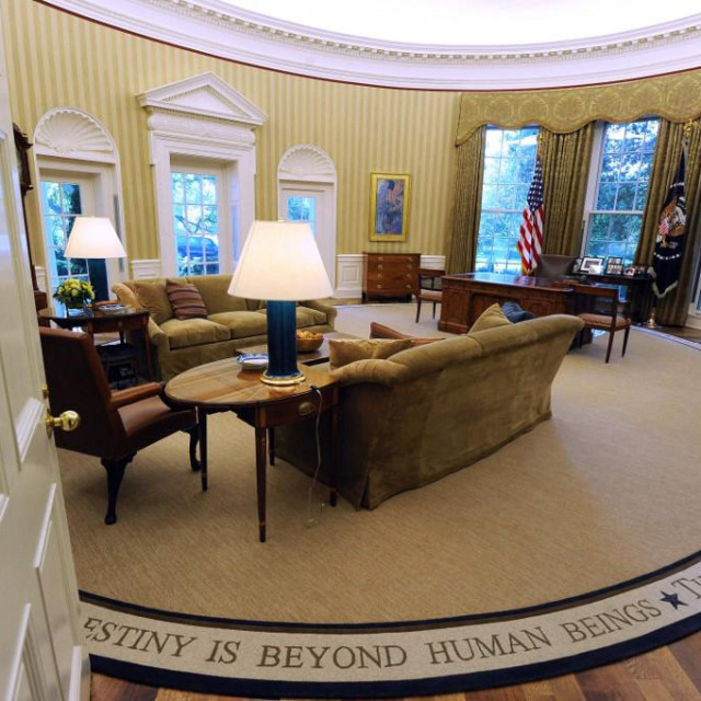 Pravi Ovalni ured - možda biste htjeli imati ovaku radnu sobu?