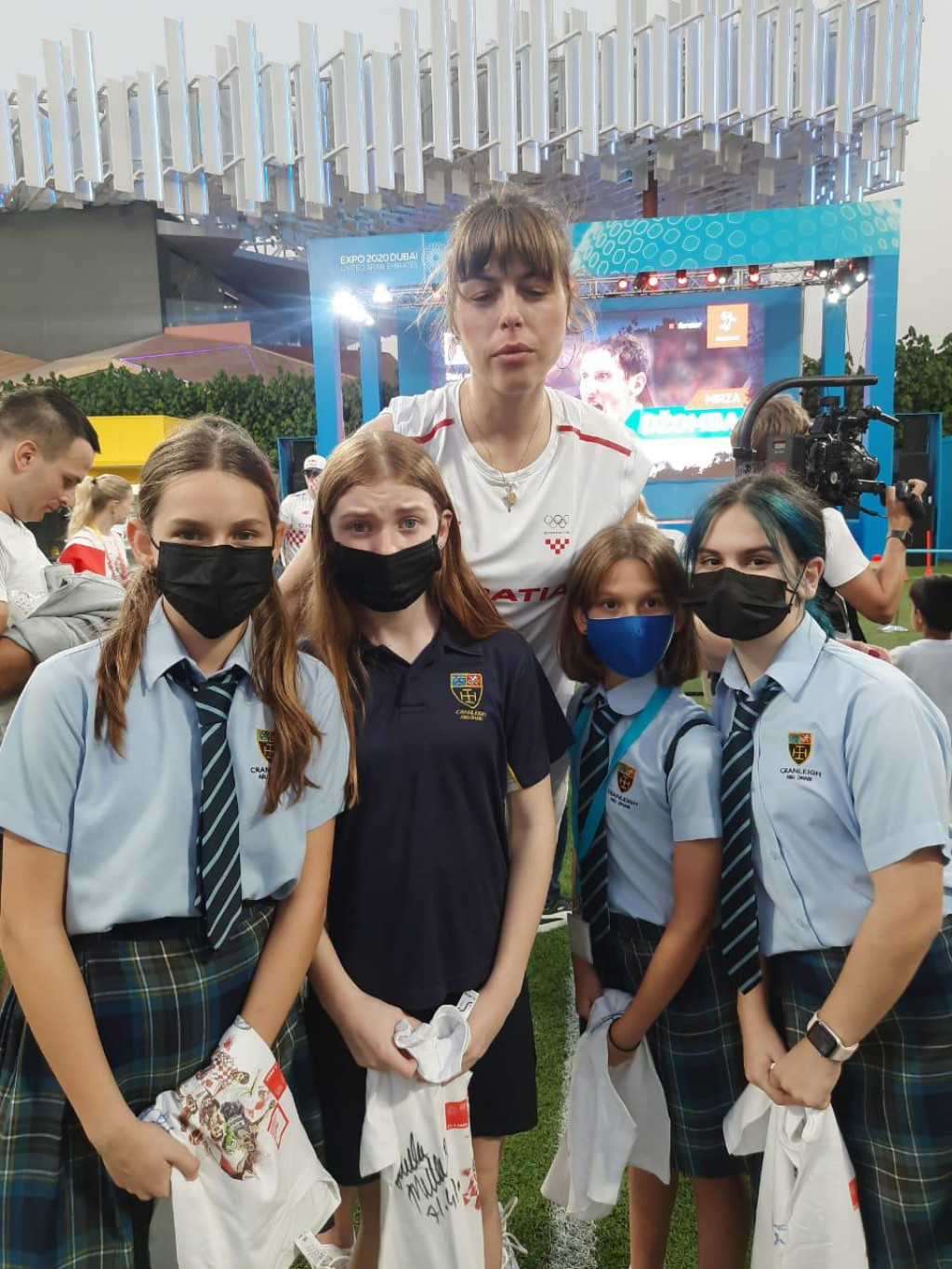 Mlade Zadranke u društvu hrvatskih sportskih zvijezda na izložbi Expo u Dubaiju