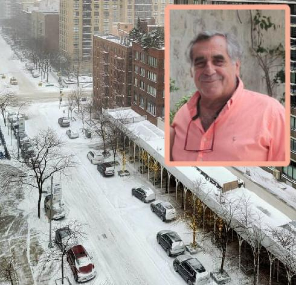 Šime Šimunović poslao nam je jutrošnju sliku snježne idile na Manhattanu