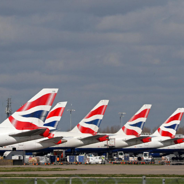 Flota BA na aerodromu Heathrow