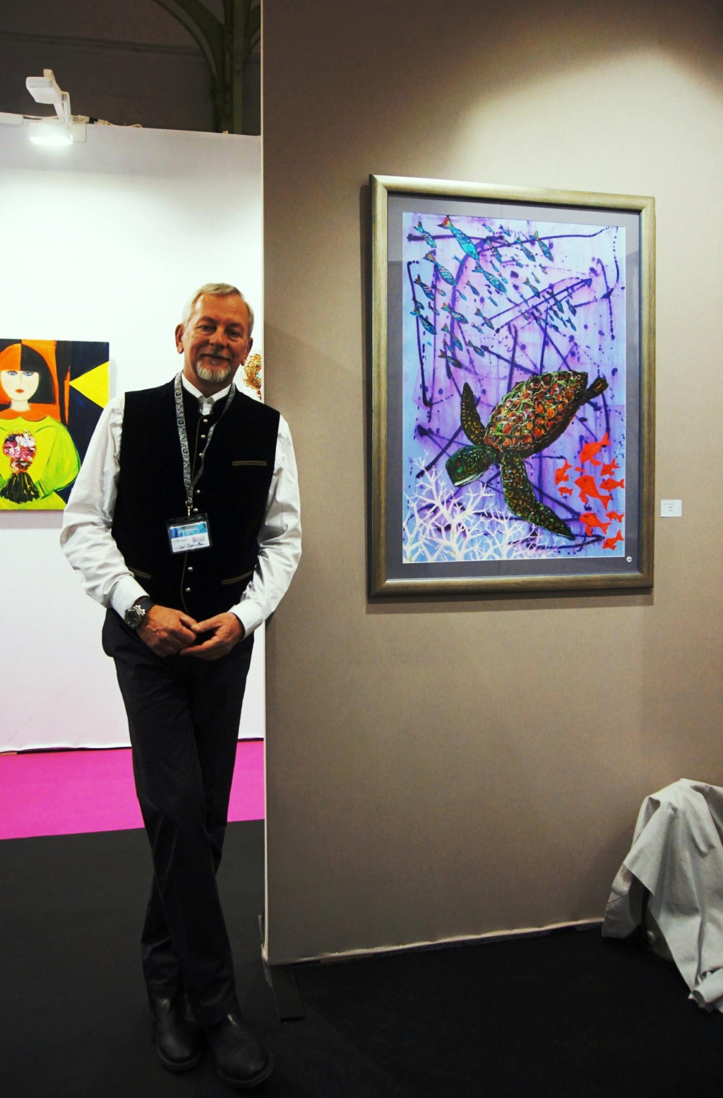 Hrvatski slikar Stjepko Mamić izlaže na Salonu Art Capital u Parizu