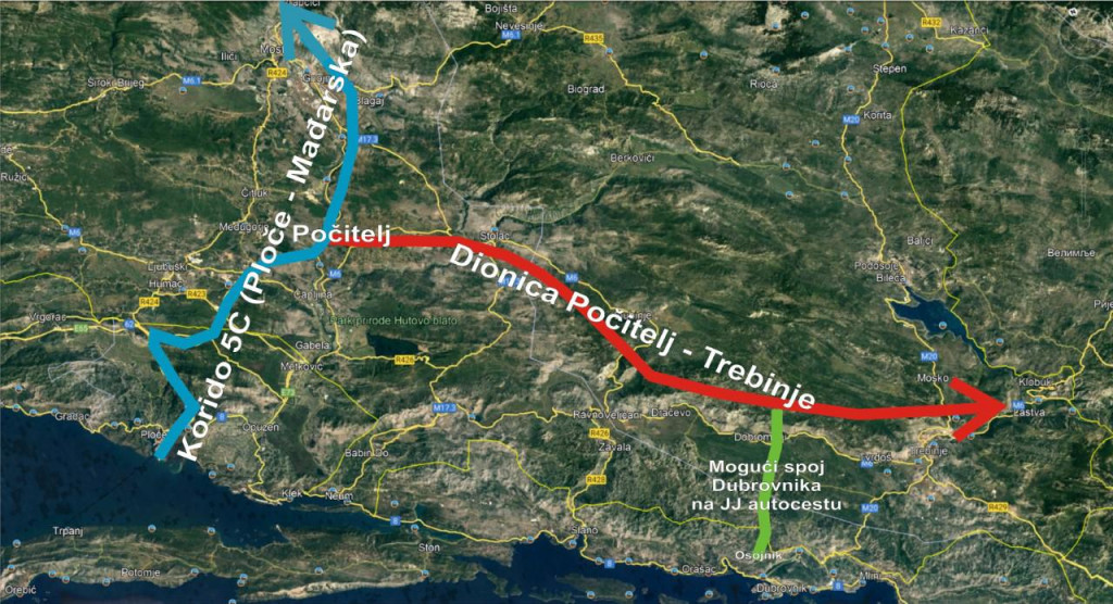 Jadransko-jonska autocesta neće preko Dubrovnika, nego preko Trebinja O_20866208_1024