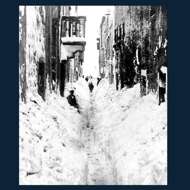 Snijeg na Pagu 1929. godine
