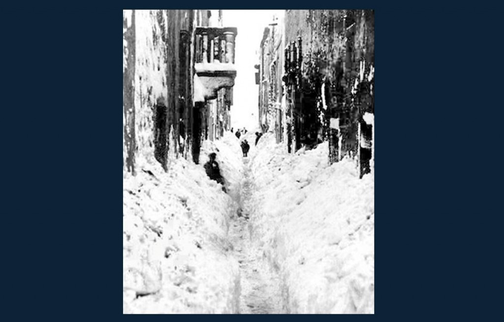 Snijeg na Pagu 1929. godine