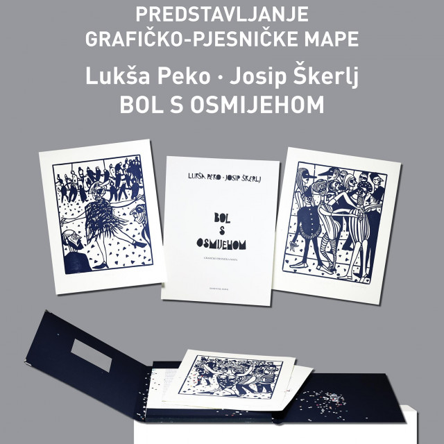 Predstavljanje grafičko-pjesničke mape Lukše Peka i Josipa Škerlja