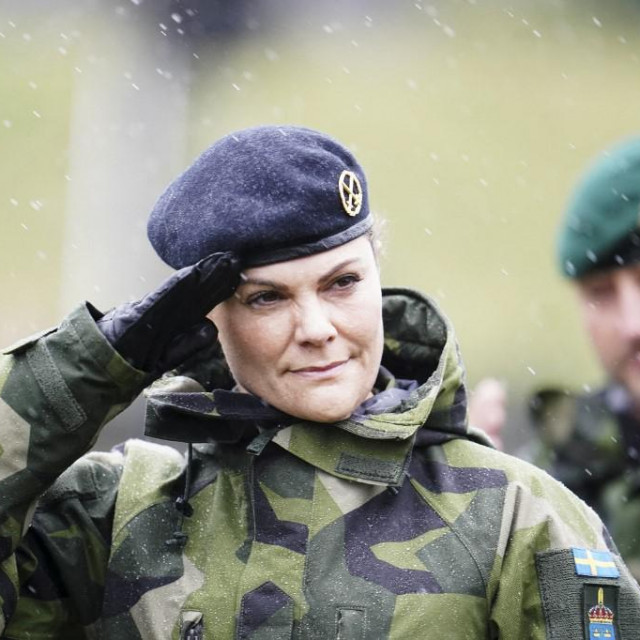 Princeza Victoria na inauguraciji amfibijske pukovnije Alvsborg 2021. godine