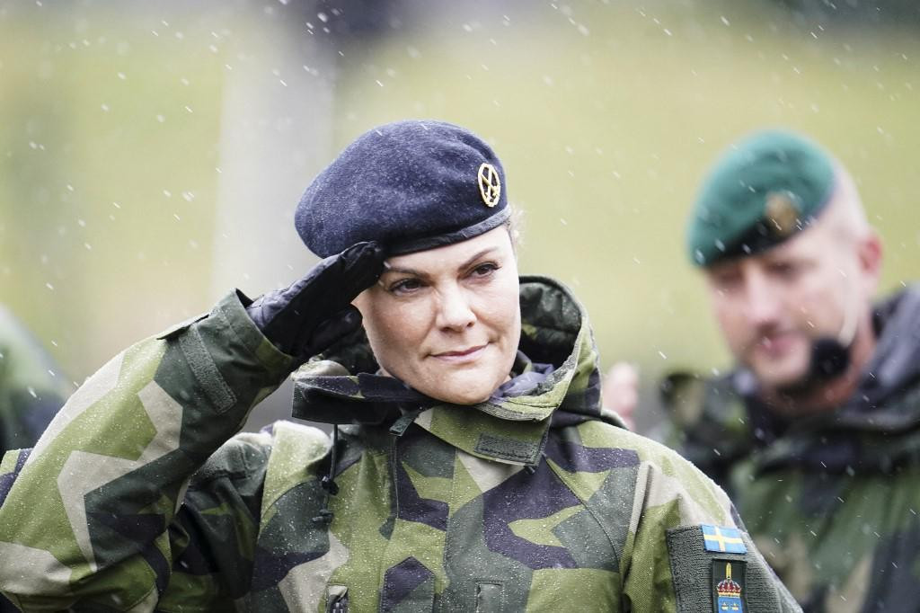Princeza Victoria na inauguraciji amfibijske pukovnije Alvsborg 2021. godine
