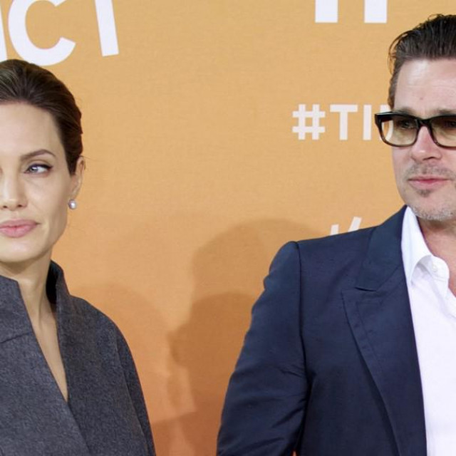 Angelina Jolie i Brad Pitt 2014. godine