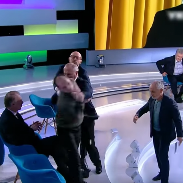Tuča na ukrajinskoj TV<br />
Screenshot