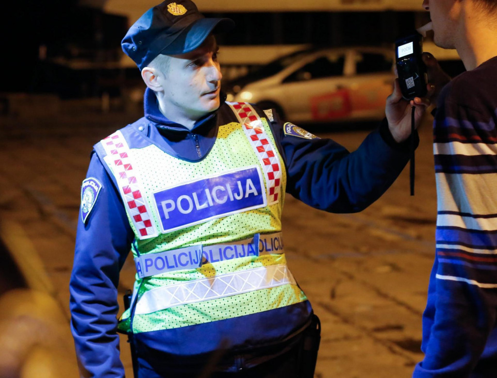 Metkovac je zaustavljen u noćnoj kontroli Prometrne policije