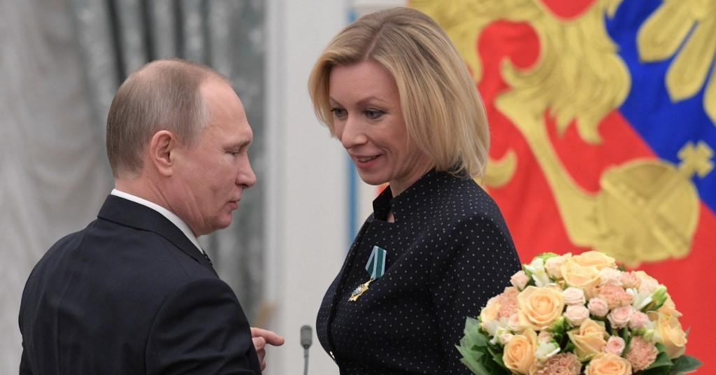 Vladimir Putin i Maria Zaharova
