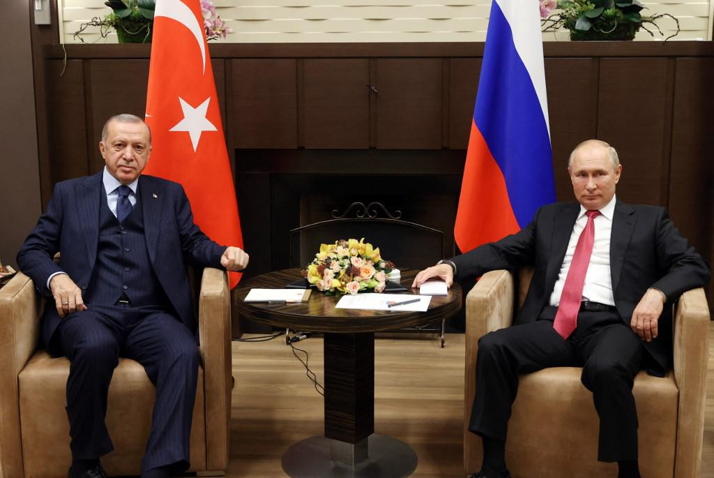 Erdogan i Putin za susreta u Sočiju