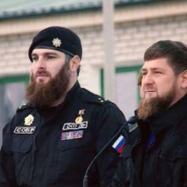 Čečenski general Magomed Tušajev i Ramzan Kadirov, čelnik Čečenije 