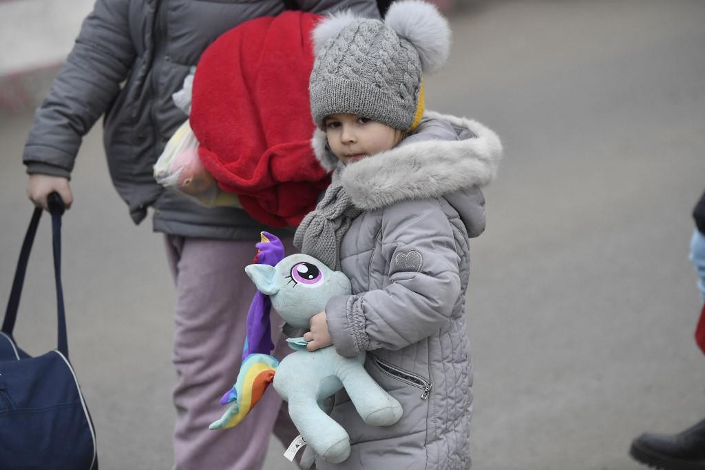 Ukrajinska djevojčica u rumunjskom izbjeglištvu
