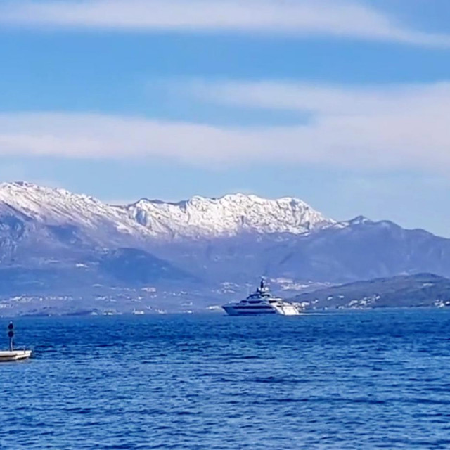 Luksuzna jahta ”Galactica Super Nova” u marini Porto Montenegro