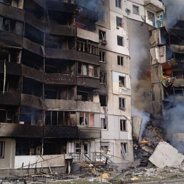  Ruska razaranja u gradu Borodjanki 