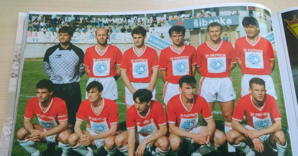 NK Osijek u prvom prvenstvu Hrvatske - HNL 1992 