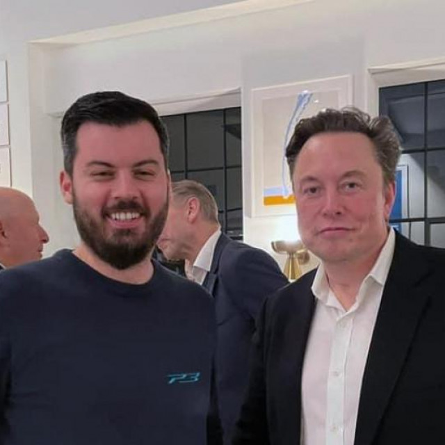 Mate Rimac i Elon Musk