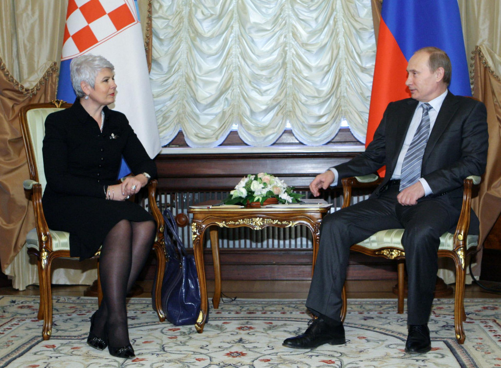 Rusija će se značajnije uključiti u &amp;#39;političko-sigurnosna pitanja&amp;#39; na Balkanu, povjerio se tadašnjoj hrvatskoj premijerki Putin u Moskvi 2010. godine