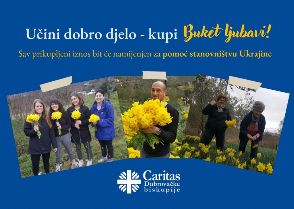 Caritas Dubrovačke biskupije u akciji dobrotvorne prodaje narcisa