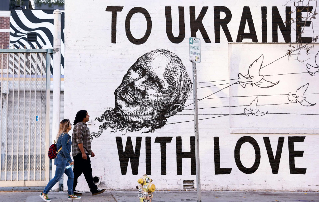 &lt;p&gt;Mural iz Los Angelesa - zbogom, Putine&lt;/p&gt;
