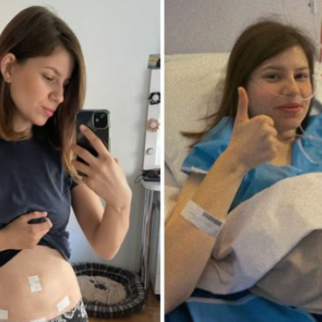 &lt;p&gt;Ljekoviti optimizam: Ana Denić, selfie s flasterima i fotografija iz bolničkoga kreveta s podignutim palcem&lt;/p&gt;
