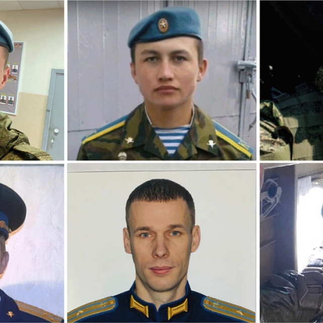 &lt;p&gt;Poginuli ruski vojnici, pripadnici elitne padobranske jedinice &lt;/p&gt;