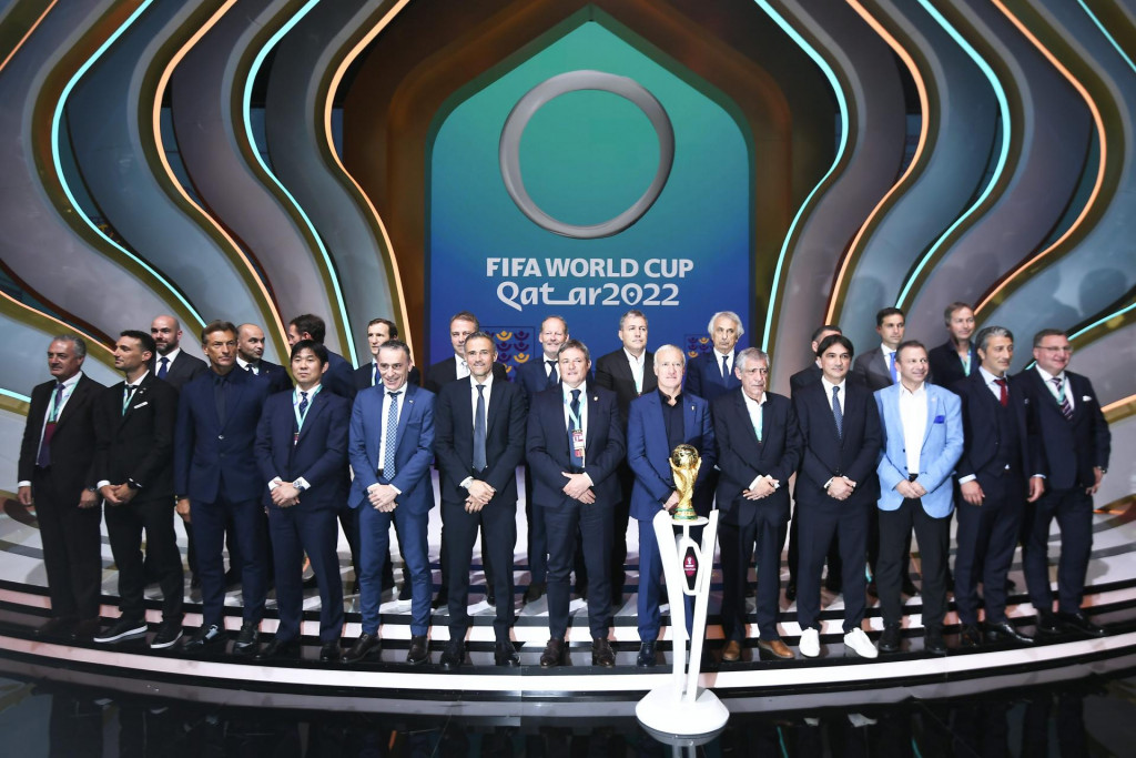 &lt;p&gt;Doha, 010422.&lt;br /&gt;
Izvlacenje skupina za Svjetsko prvenstvo u nogometu.&lt;br /&gt;