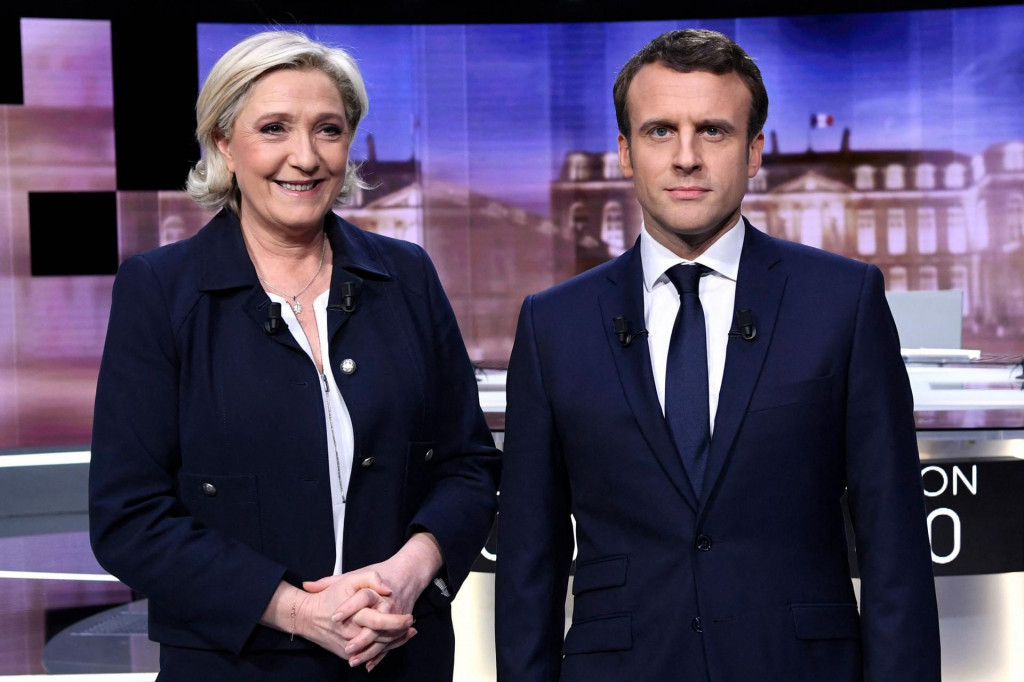 &lt;p&gt;Marine Le Pen i Emmanuel Macron&lt;/p&gt;