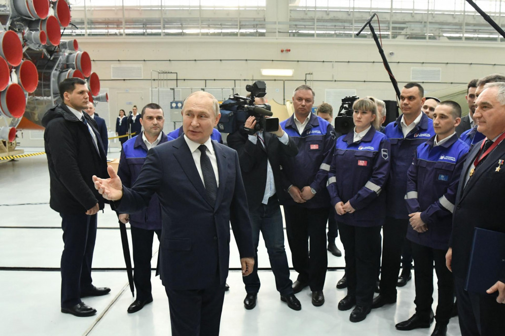 &lt;p&gt;Vladimir Putin u kozmodromu Vostočni u Amurskoj &lt;/p&gt;