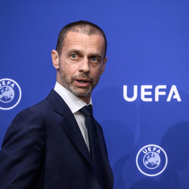 &lt;p&gt;UEFA President Aleksander Ceferin arrives to address a press conference following an UEFA executive meeting on April 7, 2022 in Nyon, as UEFA is expected to adopt an overhaul of the Financial Fair Play (FFP) system introduced in 2010 to stop clubs piling up debts in their pursuit of trophies. (Photo by Fabrice COFFRINI/AFP)&lt;/p&gt;