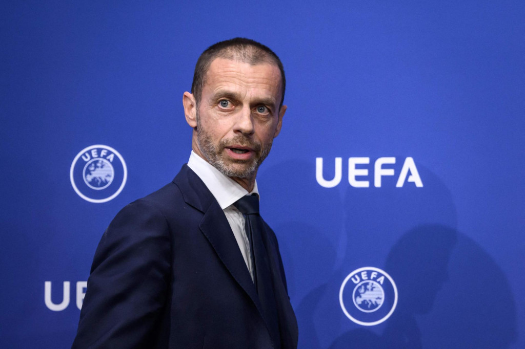 &lt;p&gt;UEFA President Aleksander Ceferin arrives to address a press conference following an UEFA executive meeting on April 7, 2022 in Nyon, as UEFA is expected to adopt an overhaul of the Financial Fair Play (FFP) system introduced in 2010 to stop clubs piling up debts in their pursuit of trophies. (Photo by Fabrice COFFRINI/AFP)&lt;/p&gt;