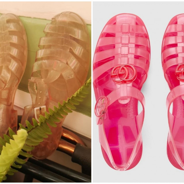 &lt;p&gt;Lijevo su Ksenijine sandale iz Jugoplastike, desno su Guccijeve&lt;/p&gt;
