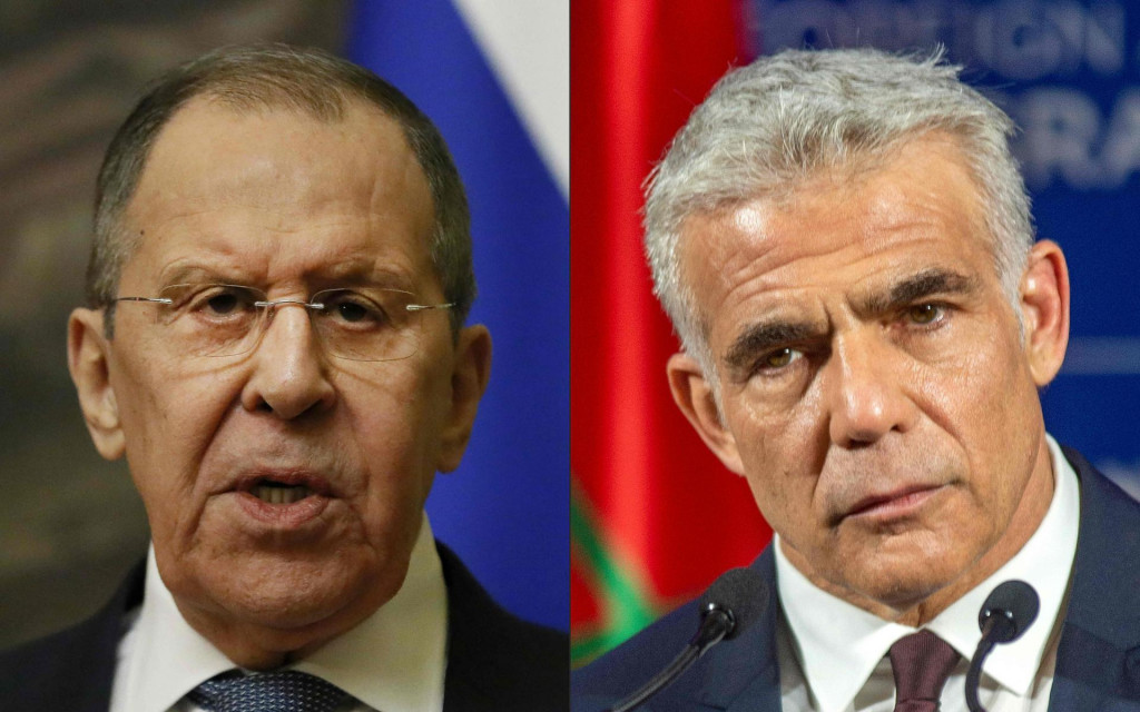 &lt;p&gt;Ruski ministar vanjskih poslova Sergej Lavrov i izraelski Yair Lapid&lt;/p&gt;