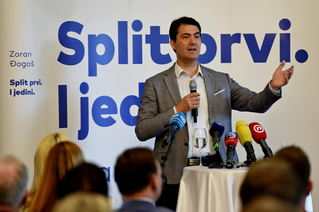 &lt;p&gt;Kandidat HDZ-a za gradonacelnika Splita, Zoran Đogaš, predstavio je svoj program u hotelu Park&lt;/p&gt;