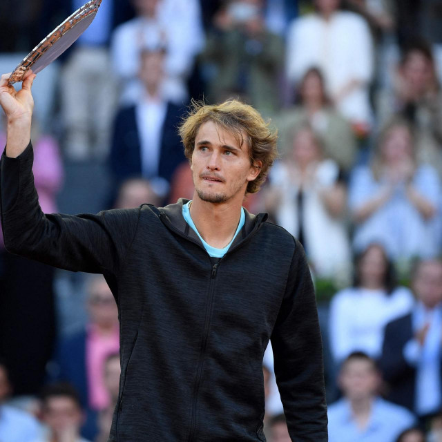 &lt;p&gt;Germany&amp;#39;s Alexander Zverev reacts at the end of the 2022 ATP Tour Madrid Open tennis tournament men&amp;#39;s singles final match against Spain&amp;#39;s Carlos Alcaraz at the Caja Magica in Madrid on May 8, 2022. (Photo by OSCAR DEL POZO/AFP)&lt;/p&gt;