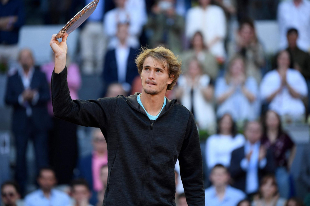 &lt;p&gt;Germany&amp;#39;s Alexander Zverev reacts at the end of the 2022 ATP Tour Madrid Open tennis tournament men&amp;#39;s singles final match against Spain&amp;#39;s Carlos Alcaraz at the Caja Magica in Madrid on May 8, 2022. (Photo by OSCAR DEL POZO/AFP)&lt;/p&gt;