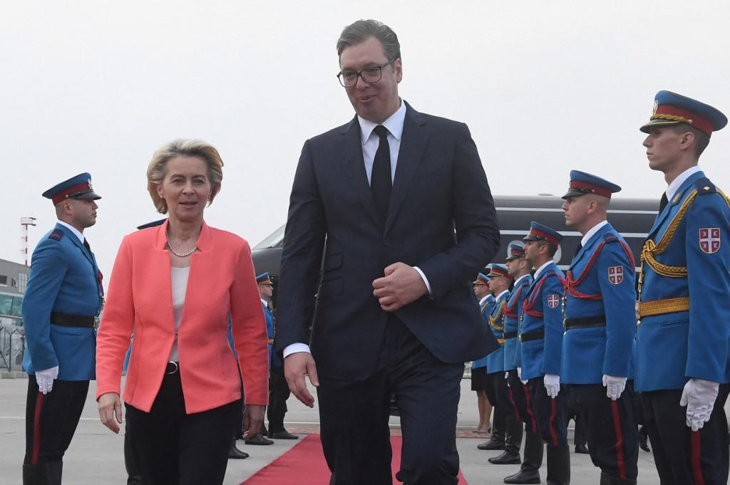 &lt;p&gt;Aleksandar Vučić i predsjednica Europske komisije Ursula von der Leyen &lt;/p&gt;
