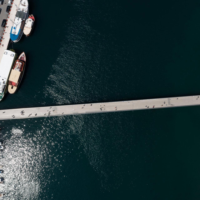 &lt;p&gt;Zadarski most snimljen iz zraka&lt;/p&gt;