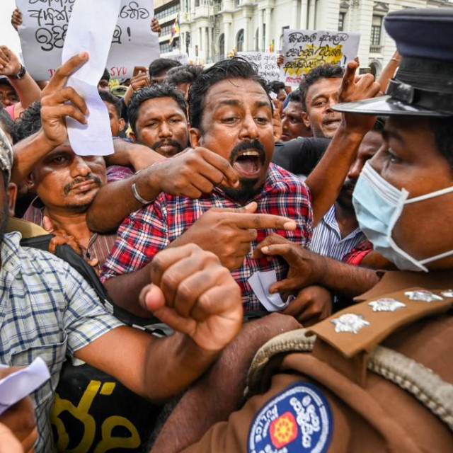 &lt;p&gt;Prosvjedi protiv predsjednika Šri Lanke 16. svibnja na ulicama Colomba&lt;/p&gt;