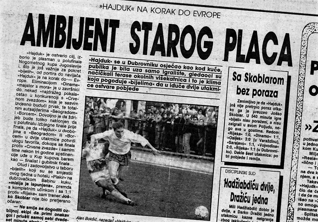 &lt;p&gt;Hajduk se u Dubrovniku osjećao kao kod kuće&lt;/p&gt;