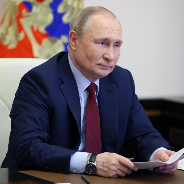 &lt;p&gt;Russian President Vladimir Putin attends a meeting with families awarded Orders of Parental Glory via a video link at the Novo-Ogaryovo state residence, outside Moscow, on June 1, 2022, the International Children&amp;#39;s Day. (Photo by Mikhail METZEL/SPUTNIK/AFP)&lt;/p&gt;