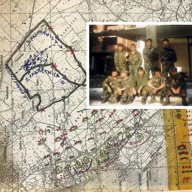 &lt;p&gt;Radna karta zapovjednika bibinjske satnije Vinka Šimunića Bubnja s rasporedom i razmještajem snaga svoje postrojbe kao i neprijateljskih snaga&lt;/p&gt;