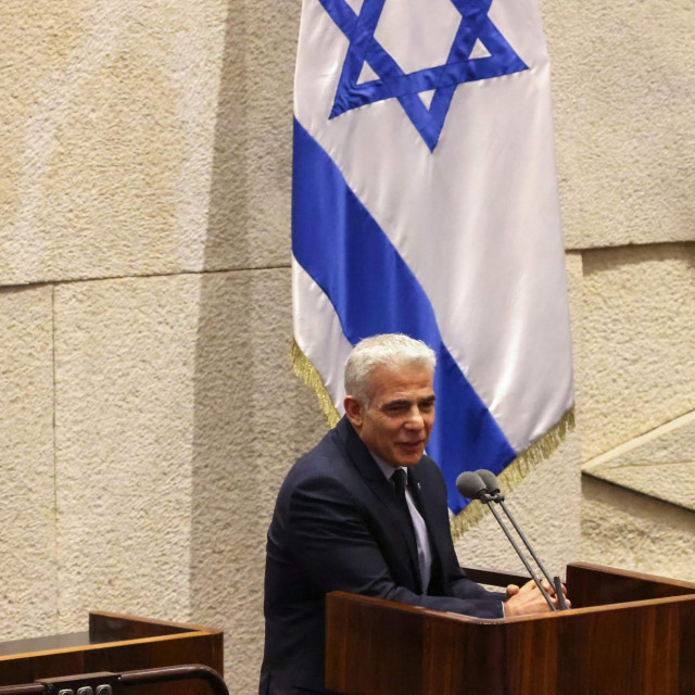 &lt;p&gt;Ministar vanjskih poslova Yair Lapid u Knesetu &lt;/p&gt;