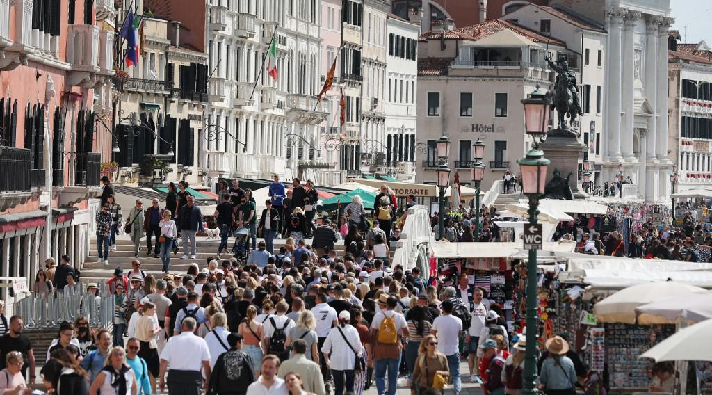 &lt;p&gt;Gomila turista u Veneciji 1. svibnja ove godine&lt;/p&gt;