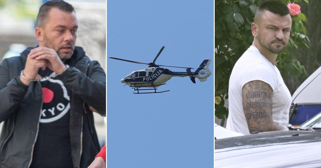 &lt;p&gt;Marko Sudac (fotografija iz 2020.), policijski helikopter i Ilija Jerković kojeg policajci odvode s ispitivanja u Državnom odvjetništvu u Selskoj&lt;br /&gt;
 &lt;/p&gt;