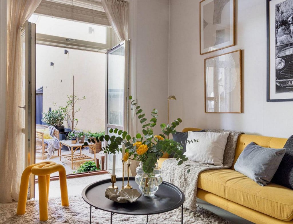 &lt;p&gt;Ovaj jednosobni stan u Švedskoj prilično je malen, no dizajneri su ga odlučili uveseliti žutim dekorom.&lt;/p&gt;