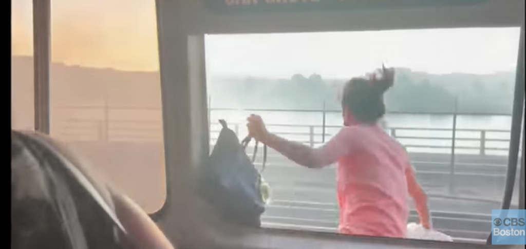 &lt;p&gt;Iskakanje jedne putnice kroz prozor vlaka&lt;/p&gt;